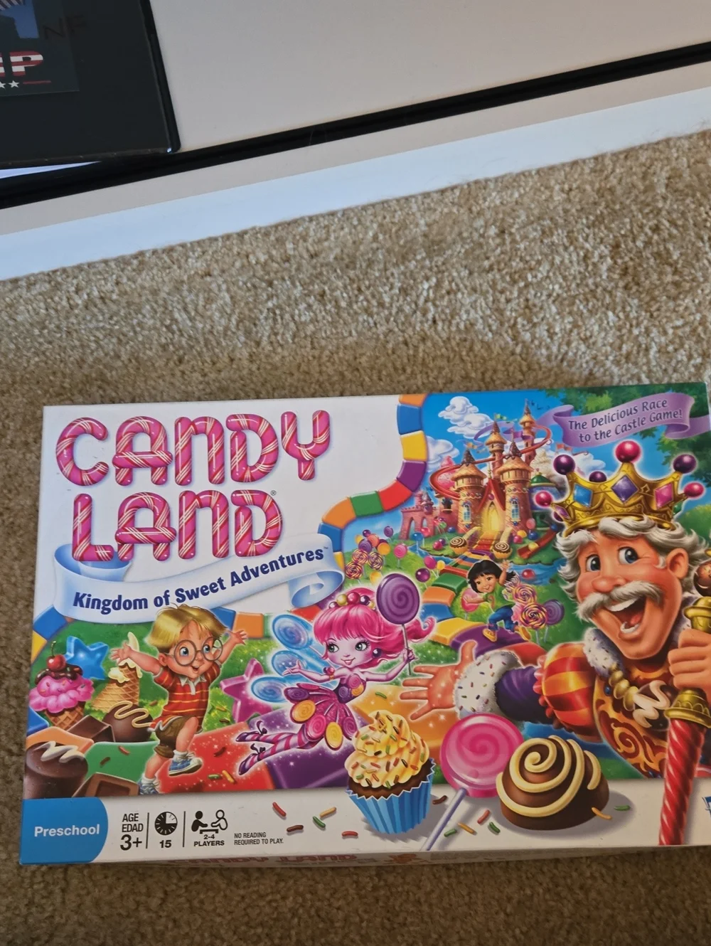 Hasbro Candy Land Board Game - Pink, Purple, Yellow, Blue